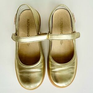 NATURINO Kids Leather Flats - Size 28 (11 US)